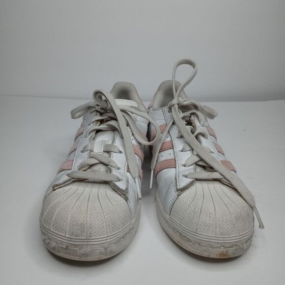 Adidas Superstar white and pink sneakers - Picture 3 of 7